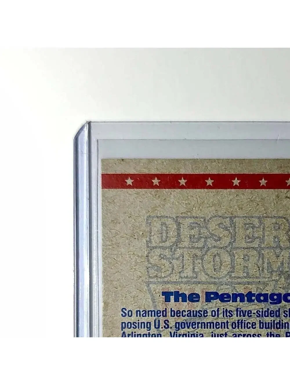 The Pentagon 1991 Topps Desert Storm #87 Card - Picture 7 of 10